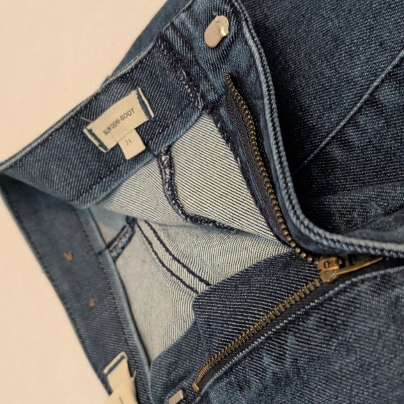 Madewell NWOT Slim Demi-Boot Jeans W/ Center Seam Size 24 - Picture 7 of 11